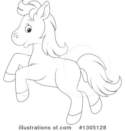 Royalty-Free (RF) Horse Clipart Illustration by Alex Bannykh - Stock Sample #1305128