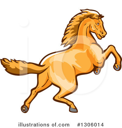 Royalty-Free (RF) Horse Clipart Illustration by patrimonio - Stock Sample #1306014