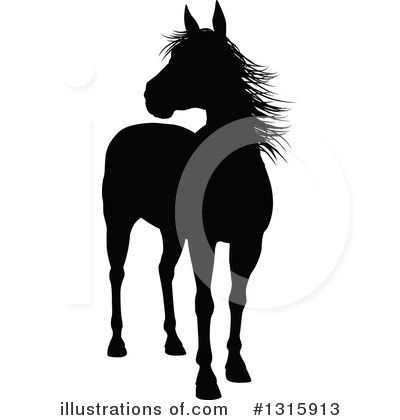 Royalty-Free (RF) Horse Clipart Illustration by AtStockIllustration - Stock Sample #1315913