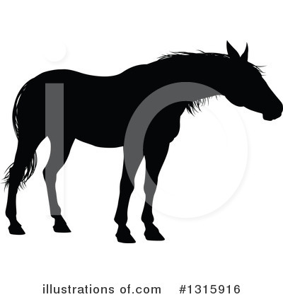 Royalty-Free (RF) Horse Clipart Illustration by AtStockIllustration - Stock Sample #1315916