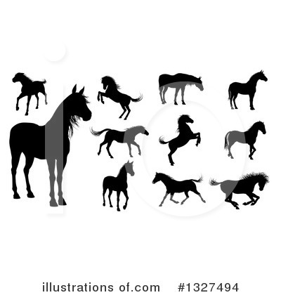Royalty-Free (RF) Horse Clipart Illustration by AtStockIllustration - Stock Sample #1327494