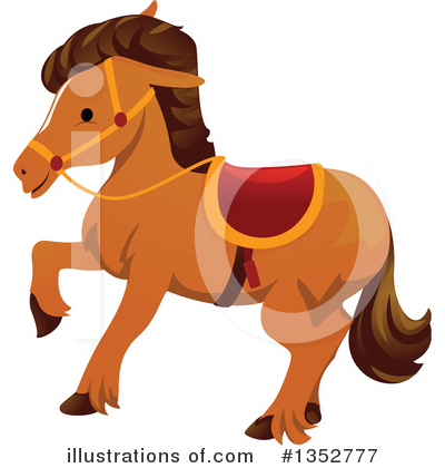 Royalty-Free (RF) Horse Clipart Illustration by BNP Design Studio - Stock Sample #1352777