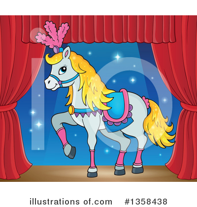 Royalty-Free (RF) Horse Clipart Illustration by visekart - Stock Sample #1358438