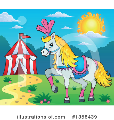 Royalty-Free (RF) Horse Clipart Illustration by visekart - Stock Sample #1358439