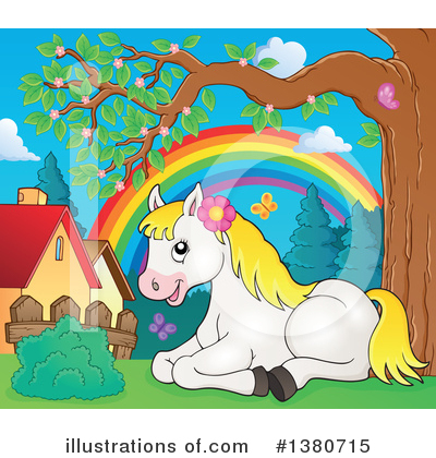 Royalty-Free (RF) Horse Clipart Illustration by visekart - Stock Sample #1380715
