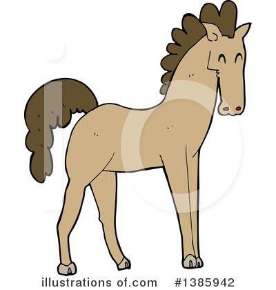 Royalty-Free (RF) Horse Clipart Illustration by lineartestpilot - Stock Sample #1385942