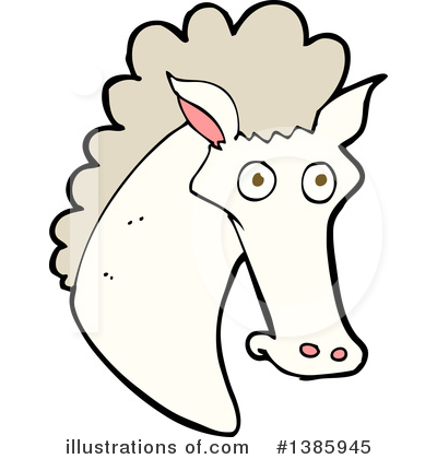 Royalty-Free (RF) Horse Clipart Illustration by lineartestpilot - Stock Sample #1385945