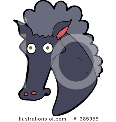 Royalty-Free (RF) Horse Clipart Illustration by lineartestpilot - Stock Sample #1385955