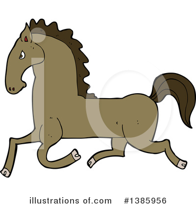 Royalty-Free (RF) Horse Clipart Illustration by lineartestpilot - Stock Sample #1385956
