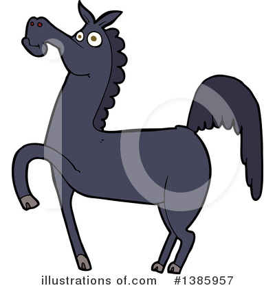 Royalty-Free (RF) Horse Clipart Illustration by lineartestpilot - Stock Sample #1385957