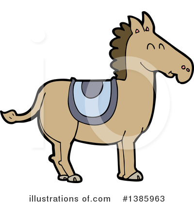 Royalty-Free (RF) Horse Clipart Illustration by lineartestpilot - Stock Sample #1385963