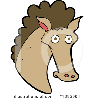 Royalty-Free (RF) Horse Clipart Illustration by lineartestpilot - Stock Sample #1385964