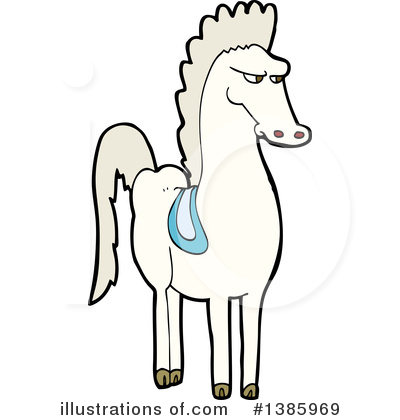 Royalty-Free (RF) Horse Clipart Illustration by lineartestpilot - Stock Sample #1385969