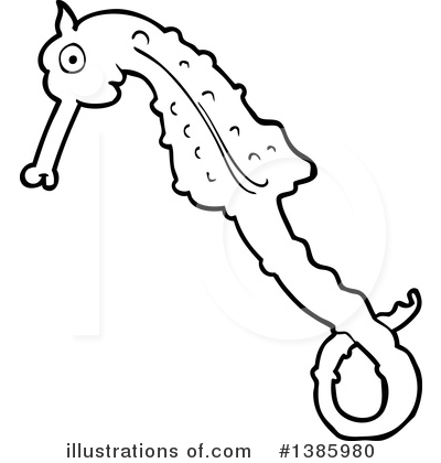Seahorse Clipart #1385980 by lineartestpilot