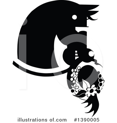 Royalty-Free (RF) Horse Clipart Illustration by Prawny Vintage - Stock Sample #1390005