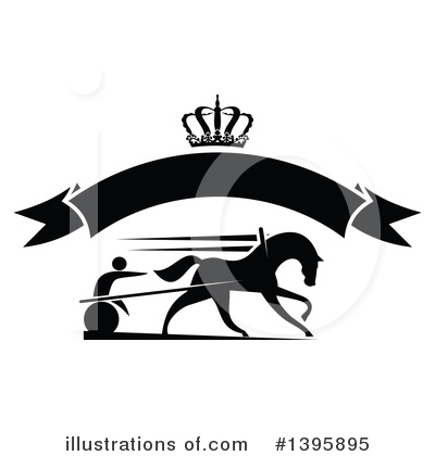 Harness Racing Clipart #1395895 by Vector Tradition SM