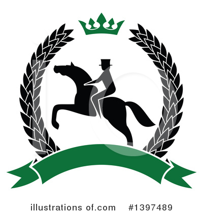 Jockey Clipart #1397489 by Vector Tradition SM