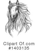 Horse Clipart #1403135 by Vector Tradition SM