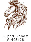 Horse Clipart #1403138 by Vector Tradition SM