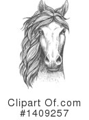 Horse Clipart #1409257 by Vector Tradition SM