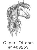Horse Clipart #1409259 by Vector Tradition SM