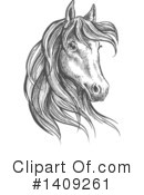 Horse Clipart #1409261 by Vector Tradition SM