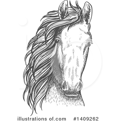 Royalty-Free (RF) Horse Clipart Illustration by Vector Tradition SM - Stock Sample #1409262