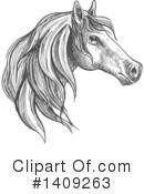 Horse Clipart #1409263 by Vector Tradition SM