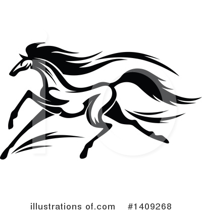 Royalty-Free (RF) Horse Clipart Illustration by Vector Tradition SM - Stock Sample #1409268