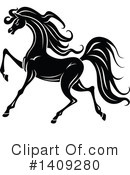 Horse Clipart #1409280 by Vector Tradition SM