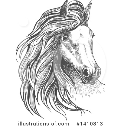 Royalty-Free (RF) Horse Clipart Illustration by Vector Tradition SM - Stock Sample #1410313