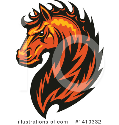 Royalty-Free (RF) Horse Clipart Illustration by Vector Tradition SM - Stock Sample #1410332