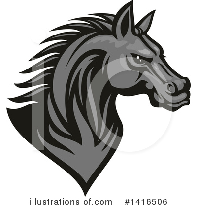Royalty-Free (RF) Horse Clipart Illustration by Vector Tradition SM - Stock Sample #1416506
