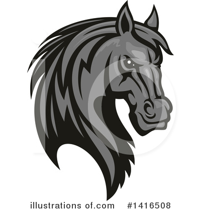 Royalty-Free (RF) Horse Clipart Illustration by Vector Tradition SM - Stock Sample #1416508