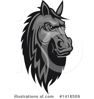 Royalty-Free (RF) Horse Clipart Illustration by Vector Tradition SM - Stock Sample #1416509