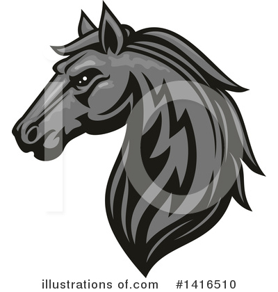 Royalty-Free (RF) Horse Clipart Illustration by Vector Tradition SM - Stock Sample #1416510