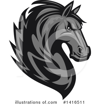 Royalty-Free (RF) Horse Clipart Illustration by Vector Tradition SM - Stock Sample #1416511