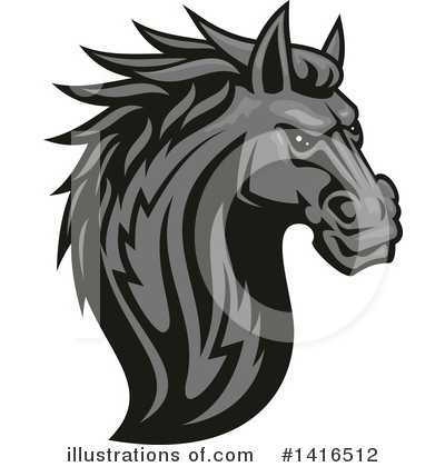 Royalty-Free (RF) Horse Clipart Illustration by Vector Tradition SM - Stock Sample #1416512