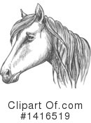 Horse Clipart #1416519 by Vector Tradition SM