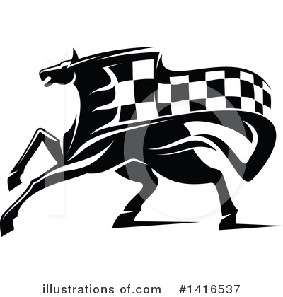 Royalty-Free (RF) Horse Clipart Illustration by Vector Tradition SM - Stock Sample #1416537