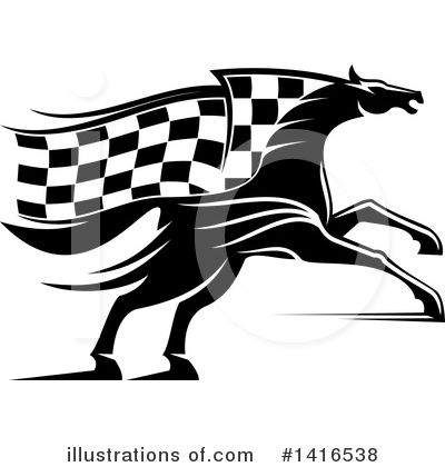 Royalty-Free (RF) Horse Clipart Illustration by Vector Tradition SM - Stock Sample #1416538
