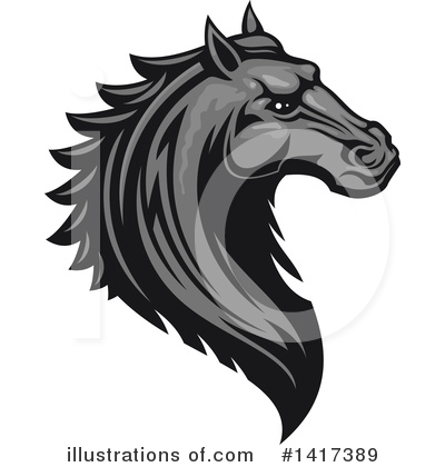 Royalty-Free (RF) Horse Clipart Illustration by Vector Tradition SM - Stock Sample #1417389