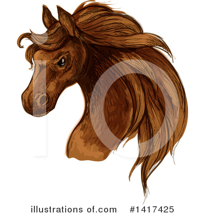 Royalty-Free (RF) Horse Clipart Illustration by Vector Tradition SM - Stock Sample #1417425