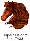 Horse Clipart #1417433 by Vector Tradition SM