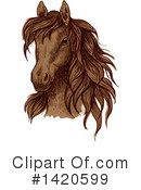 Horse Clipart #1420599 by Vector Tradition SM