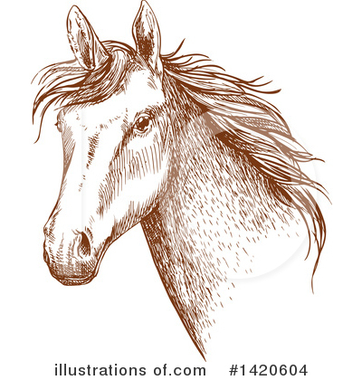 Royalty-Free (RF) Horse Clipart Illustration by Vector Tradition SM - Stock Sample #1420604