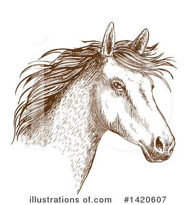 Royalty-Free (RF) Horse Clipart Illustration by Vector Tradition SM - Stock Sample #1420607