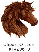 Horse Clipart #1420610 by Vector Tradition SM