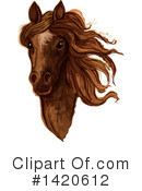 Horse Clipart #1420612 by Vector Tradition SM