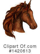 Horse Clipart #1420613 by Vector Tradition SM